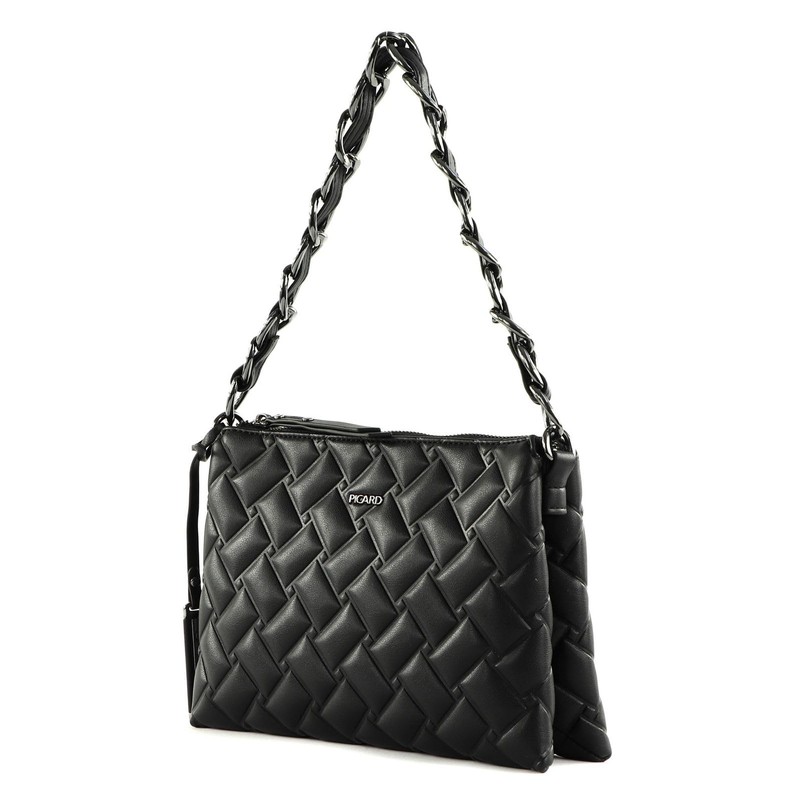 Picard Tres Chic Shoulder Bag 26 cm Synthetic Black, black
