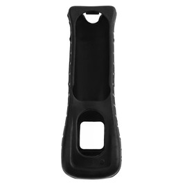 1 x Silicone Soft Cover for Wii Game Controller Soft Silicone Cover Case Protective Sleeve for Wii Remote Controller Protection (Black)