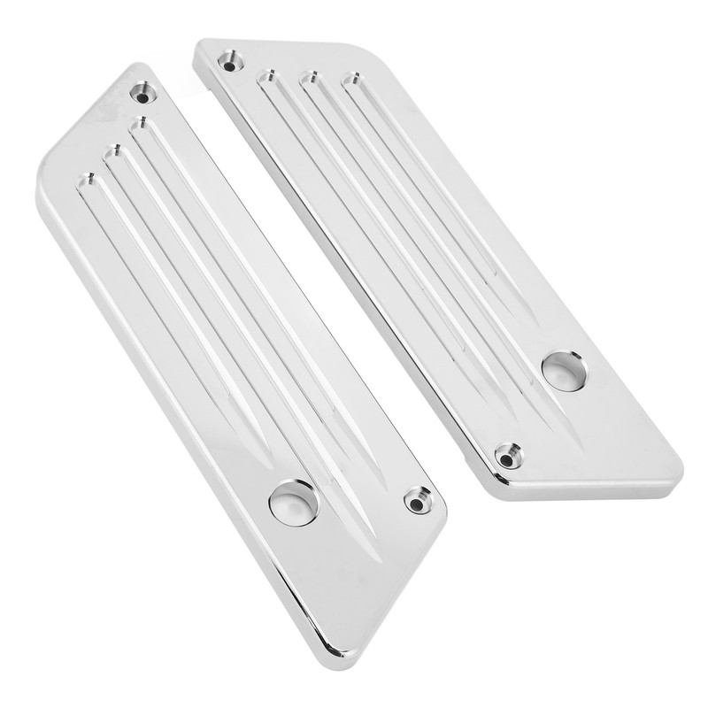 2 Pcs Saddlebag Latch Covers Saddle Bag Outer Lid Hinge