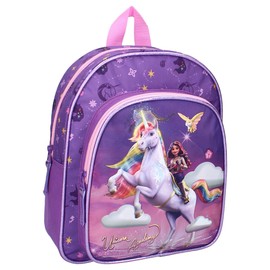 Unicorn Academy Sofia and Wildstar Backpack - Backpack for Children | School | Nursery - Colour Purple - Dimensions 30 x 25 x 11 cm - 295-00913
