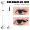 Lower Lash Stamp, Eyeliner Stamp Eyelash Stamp 2 in 1