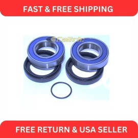 Caltric Rear Wheel Ball Bearings Seals Kit for Yamaha Grizzly 660 YFM660 2002