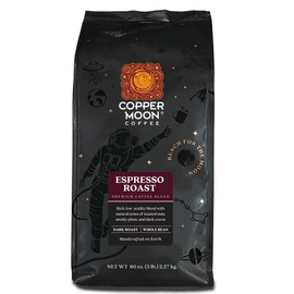 Copper Moon Dark Roast Whole Bean Coffee, Espresso Blend, 5 Lb