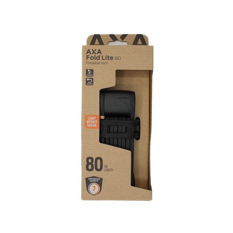 AXA Fold Lite 80 - Folding Bicycle Lock - Length