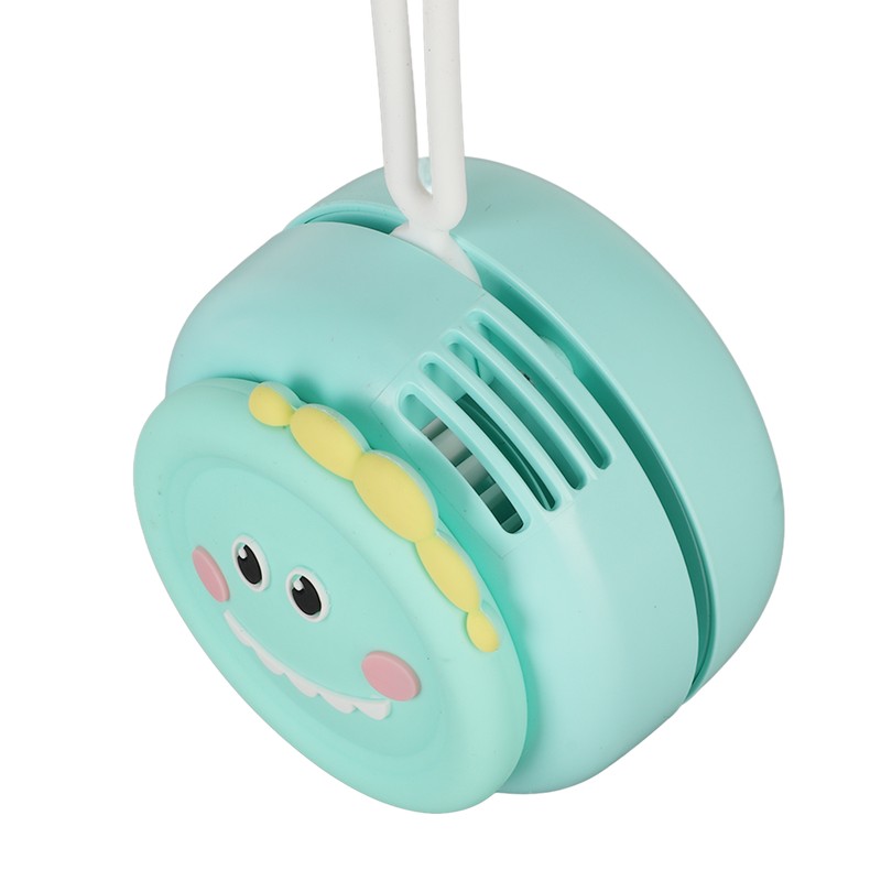 Necklace Fan Cartoon Silicone 3 Speed Mode USB Charge 800mAh