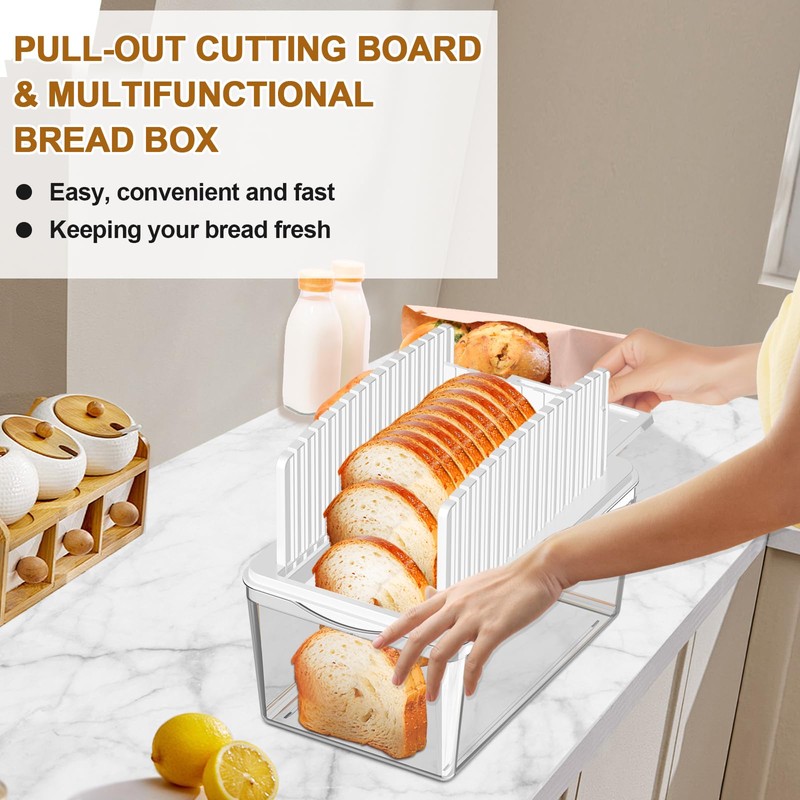 Kiss Core Upgrade Pull Out Bread Slicer for Homemade Bread