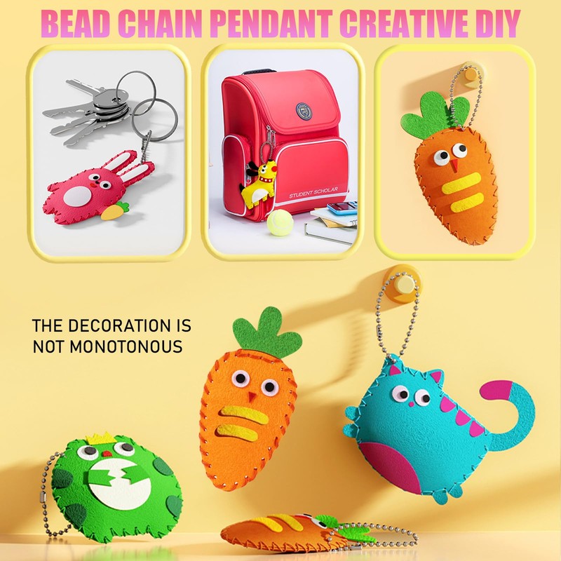 BDSHUNBF Children's Sewing Kit, Animal Shapes, Felt Craft Set for