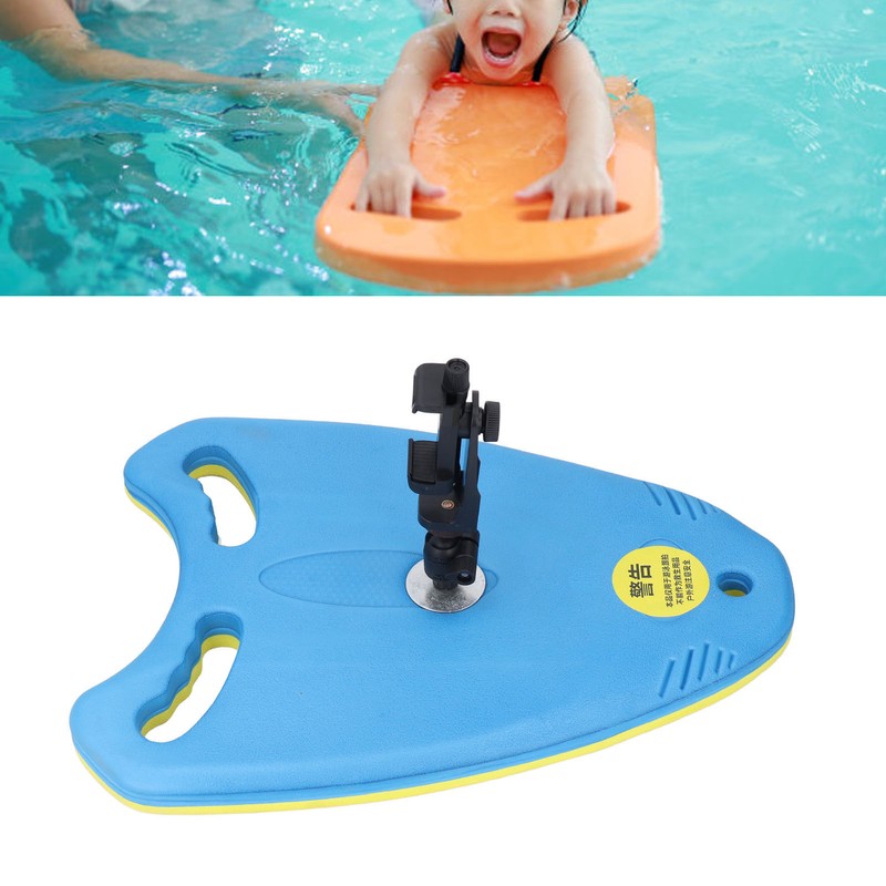 Swim Kickboard with Phone Holder Foldable EVA Foam Swimming Float