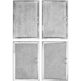 Unbranded Air Filter Range Hood Aluminum Mesh Microwave Grease Filters for GE WB06X10359 - 4PCS