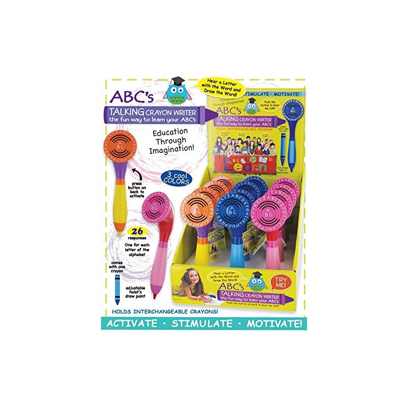 ABC's Talking Crayon Writer (Pink & Purple)