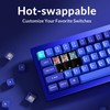 Keychron Q7 Wired Custom Mechanical Keyboard, 70% Layout QMK/VIA Programmable