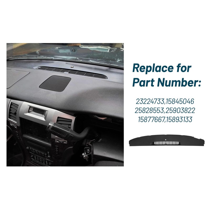 7BLACKSMITHS Dashboard Panel Compatible with 2007-2013 Chevy Silverado Tahoe Yukon