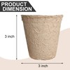 Garden Depot Biodegradable Peat Pots Set (10-piece) - Brown, 3"