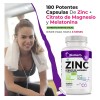 Bioherb Zinc Magnesio Melatonina 360 Capsulas 500mg Bienestar Relajación Natural