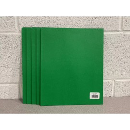 Roaring Springs 2 Pocket 2 Color Pocket Green/Blue Folders #50202 Pack Of 5