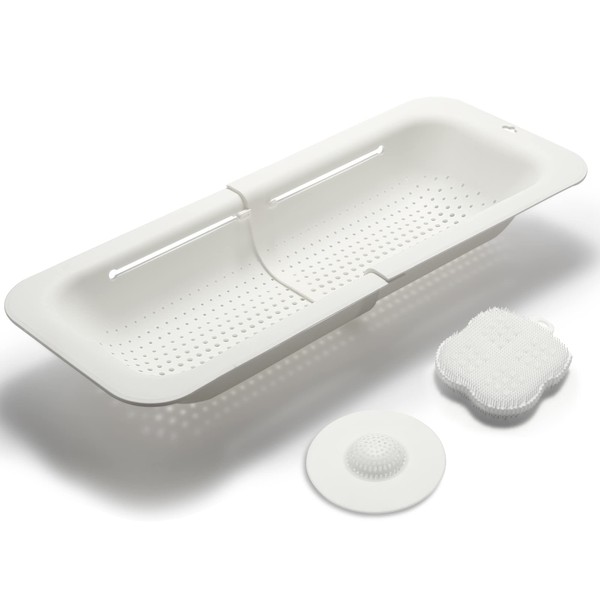 Domonic Home Colander Over The Sink Colander for Kitchen Sink,