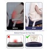 Orthopaedic Seat Cushion, Round, Coccyx Cushion Made of Memory Foam,