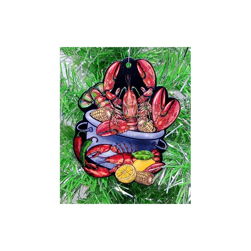 Crawfish Boil Christmas Ornament (C12)
