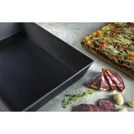 LloydPans Kitchenware 8 Inch by 10 Inch Detroit Style Pizza Pan - PSTK