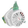 Mini Watch Fan Angel Wing Design USB Charging Wireless Braided