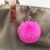 Sqzrpomddy Keychain Key Holder Cute Fluffy Key Ring Bag Dangle