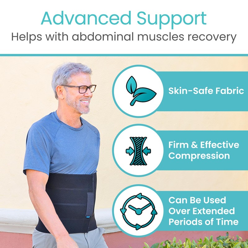 Vive Abdominal Binder Post Surgery (4 Panel) - Postpartum Belly