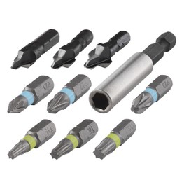 wolfcraft Fastening Set 10 Pcs. for Wood I 2542000 I for Using countersunk Screws in Wood