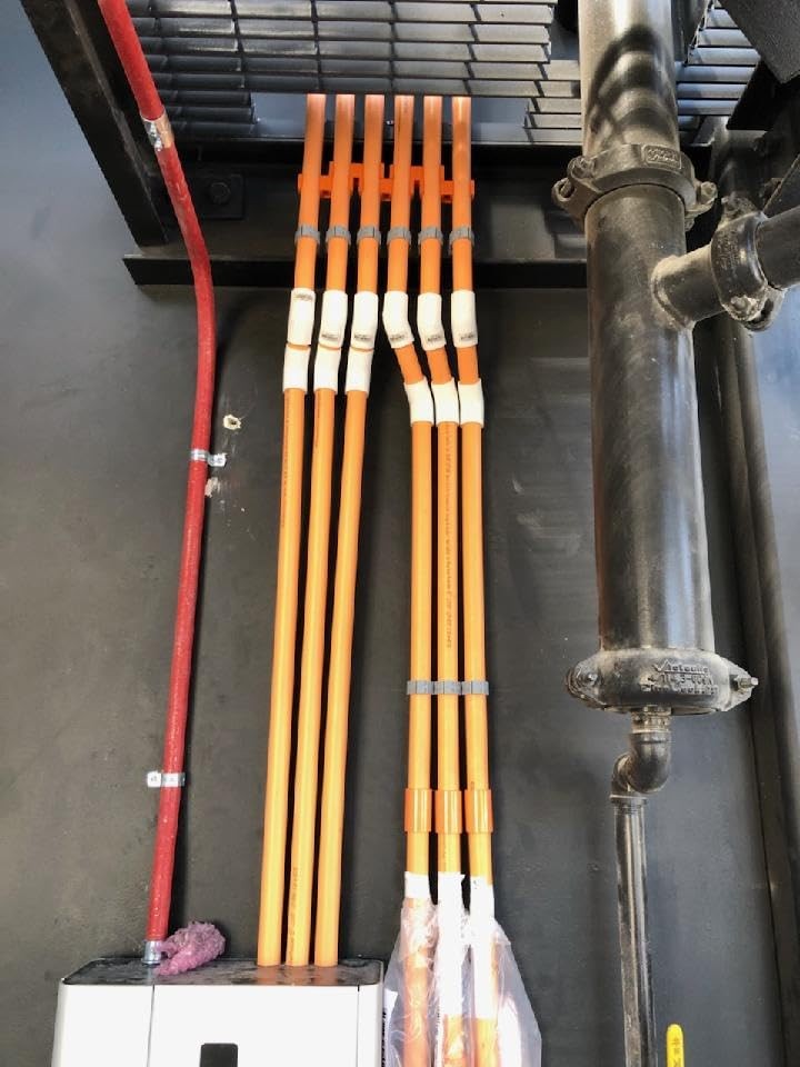 Rack-A-Tiers SLAMMERSinc. 3/4" Conduit Spacers With Rebar Hole - 50 Pack (for PVC & Rigid Conduit)