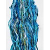 Maker's Craft Recycled Fuzzy Fringes Sari Silk Ribbon Yarn 35yards,