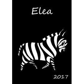 2017: personalisierter Kalender 2017 "Elea" - DIN A5 - eine Woche pro Doppelseite