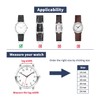 SELVA 14-24 mm Leather Replacement Watch Strap for Smartwatch, Made