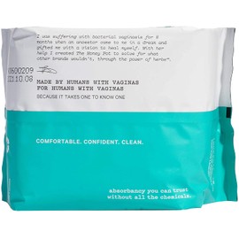 The Honey Pot Clean Cotton Super Absorbency Pads