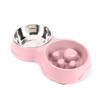 Comedero Lento para Perros, Dog Bowl Slow Feeder, Mascota Alimentador