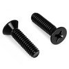 #8-32 x 2 Flat Head Machine Screws, Full Thread, Stainless