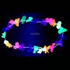 Lecute 12 Collares Hawaianos Neon Luz Negra Fluorescentes Fiesta An
