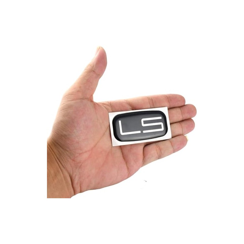 2Pcs LS Cab Emblem Badge 3D Logo Roof Pillar Replacement