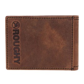 HOOEY Bi-Fold Leather Men's Wallet (Hawk - Brown/Navajo Serape)