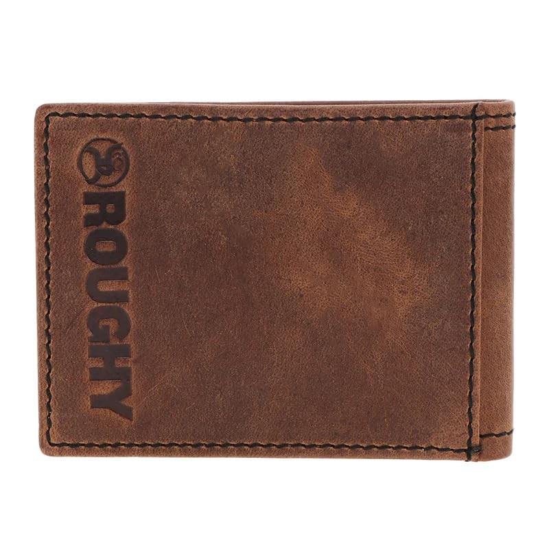 HOOEY Bi-Fold Leather Men's Wallet (Hawk - Brown/Navajo Serape)