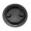 Boat Hatch Deck Plate, 4in Black Round Non Slip Inspection