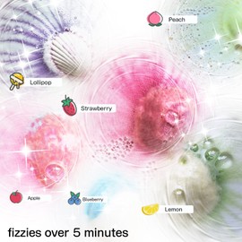 Mermaid Bath Bombs for Kids Girls with Surprise Inside, 6 Pcs Natural Fizzy Princess Fun Shell Bubble Bath Bomb Kit with Jewelry Toys, Christmas Easter Basket Stuffer Valentines Day Birthday Gift Set