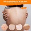 Bliceon Exfoliating Back Scrubber, 62cm Shower Back Washer with Handles,