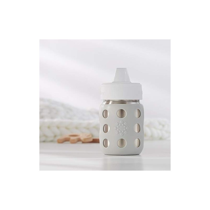 Lifefactory Hard Sippy Cap for 8-Ounce Wide Mouth Baby Bottles