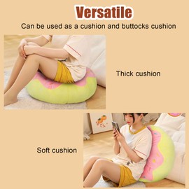 Topyond Donut Pillow, Cute Doughnut Shaped Seat Cushion, Round Food Pillow for Couch, Sofa, Office, Kids and Adults, Comfortable Pressure Relief Cushion for Sitting and Sleeping