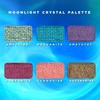 Colección Moonlight Crystal JGLiner, paleta de delineadores efécto multicromático que