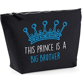 Hippowarehouse This prince is a big brother printed make up cosmetic wash bag 18x19x9cm