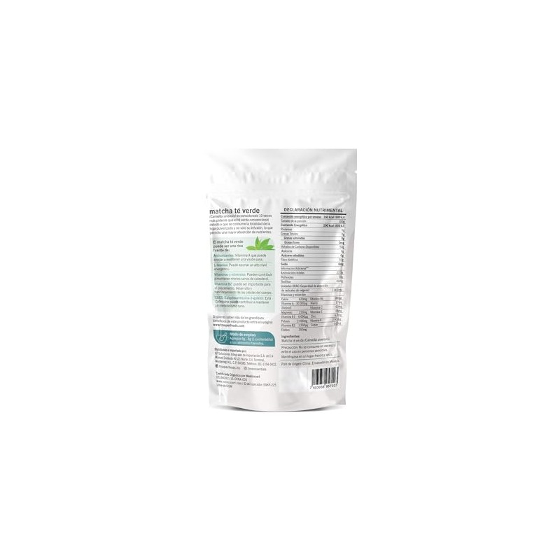 Tree Essentials Suplemento de matcha, Envase con 80 g de