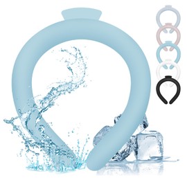 Ice Neck Ring, Cool Neck Cooler, Naturally Freezing at 28°C, Cooling Ring, Kids, Adults, Neck Cool, Long Lasting, Repeated Use, Cooling Goods, Cooling, No Sweat Protection, Heat Stroke, Heat