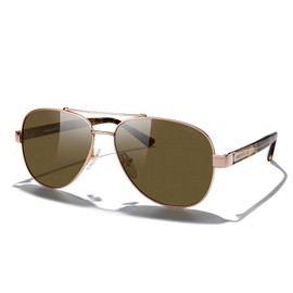 MERRY'S Aviator Sunglasses for Men Women Polarized Shades Acetate Temple S8528