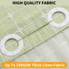 Muuyi Fabric Shower Curtains with Snap in Liner,No Hooks Needed,Tassels
