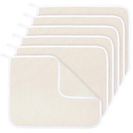 6 Pcs Nylon Exfoliating Wash Cloths Set 15.7 x 11.8 Inch